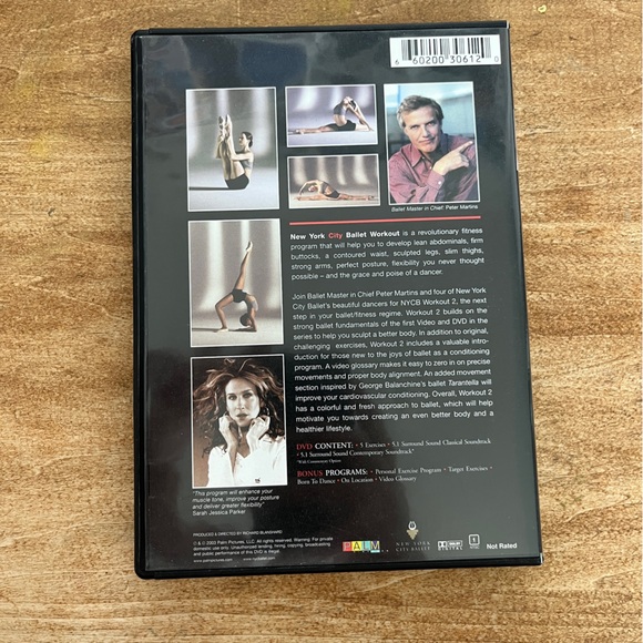 6/$30 New York City Ballet Workout 2 DVD - Picture 3 of 3